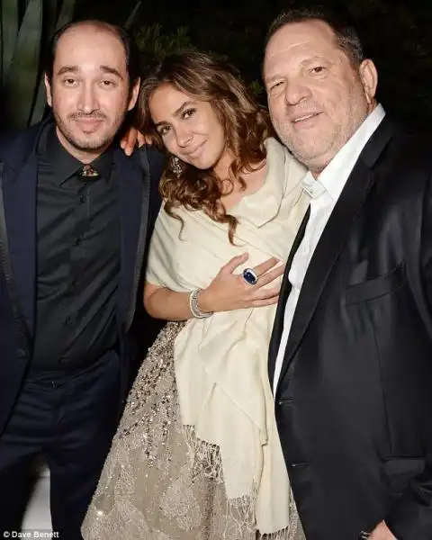 harvey weinstein con Sheikh Mohammed Youseef El Khereiji and Sherine El Khereiji 