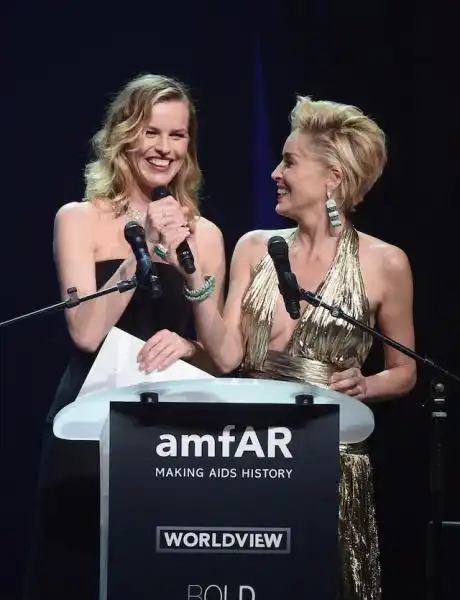 Eva Herzigova e Sharon Stone 