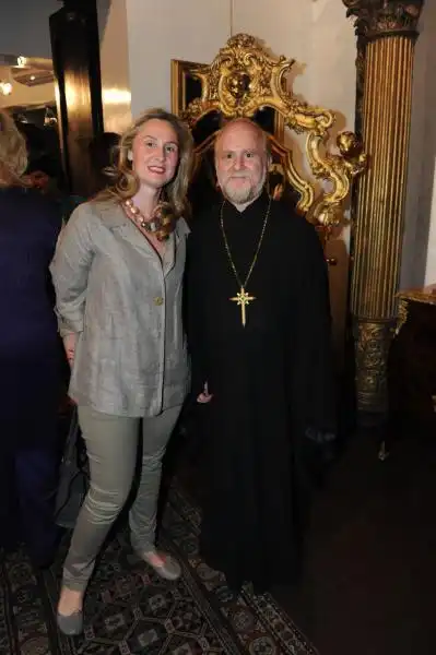 Ilaria Filo della Torre e Padre Simeon Katsinas 