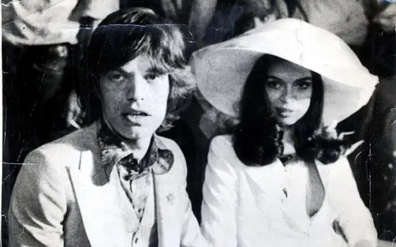 Il matrimonio di Mick con Bianca Jagger 