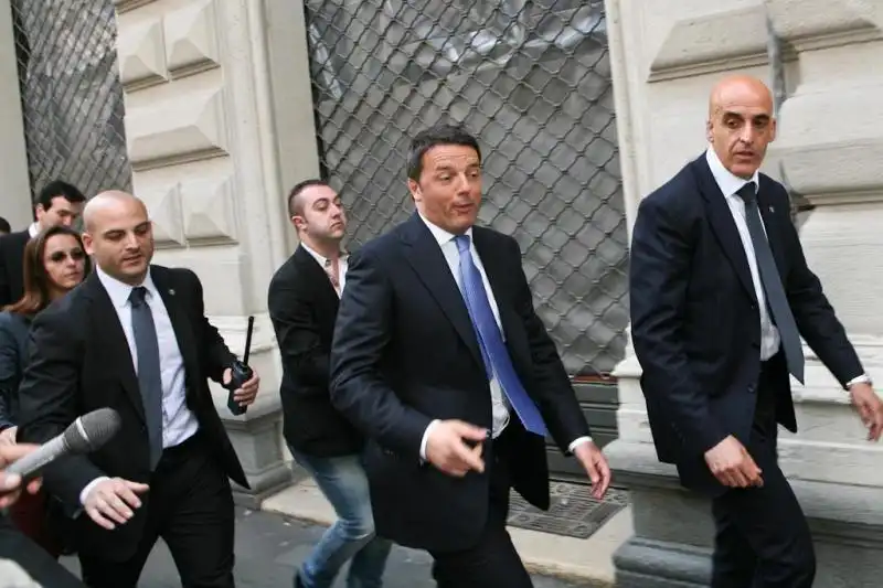 MATTEO RENZI A MILANO PER L EXPO FOTO LAPRESSE 