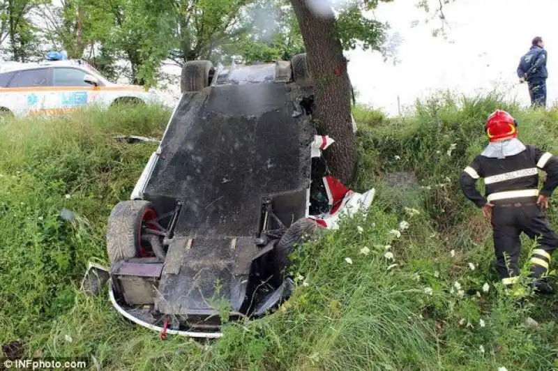 LA MCLAREN INCIDENTATA MR BEAN EROE INCIDENTE 