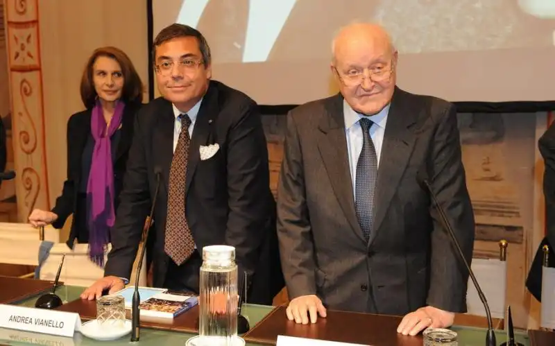 Paola Pitagora Andrea Vianello e Ettore Bernabei 