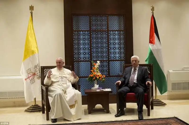 papa Francesco incontra il Presidente palestinese Mahmoud Abbas 