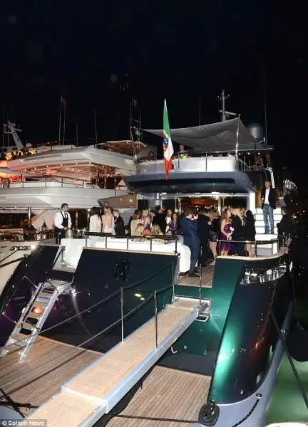 IL PARTY SULLO YACHT DI CAVALLI 