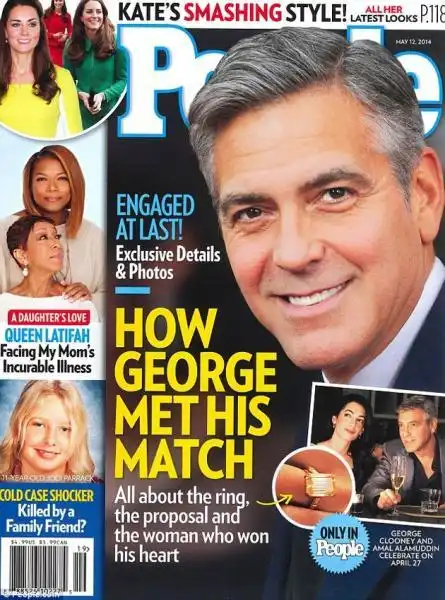 PEOPLE COME GEORGE CLOONEY HA CONOSCIUTO AMAL ALAMUDDIN