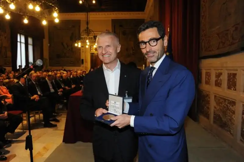 Premio Guido Carli Lorenzo Bassetti premia Andrea Illy 