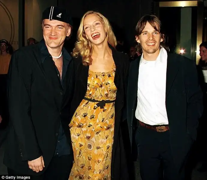 Quentin Uma e l ex marito Ethan Hawke 