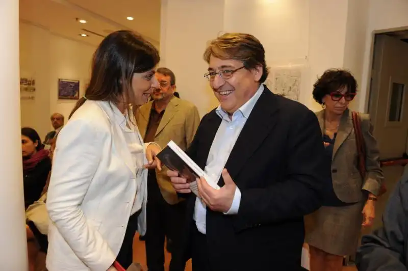 Raffaella Chiariello e Roberto Napoletano 