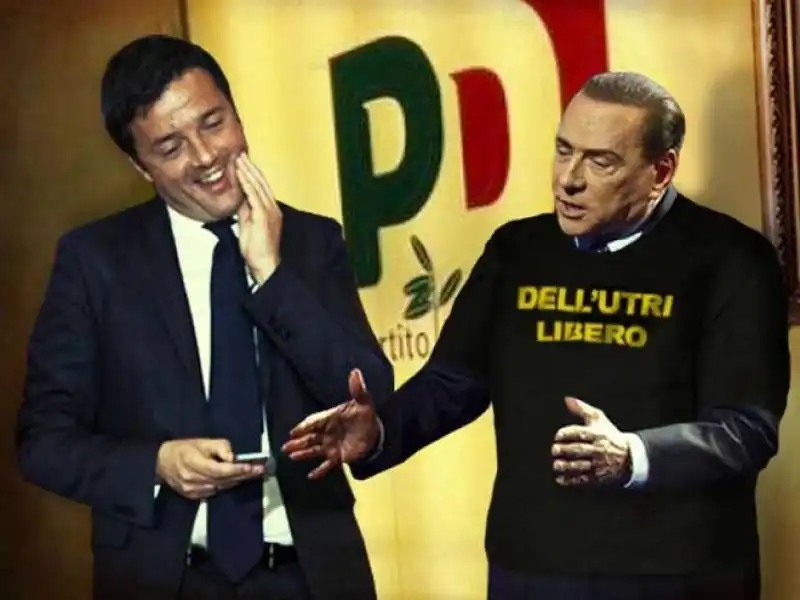 RENZI E BERLU C 