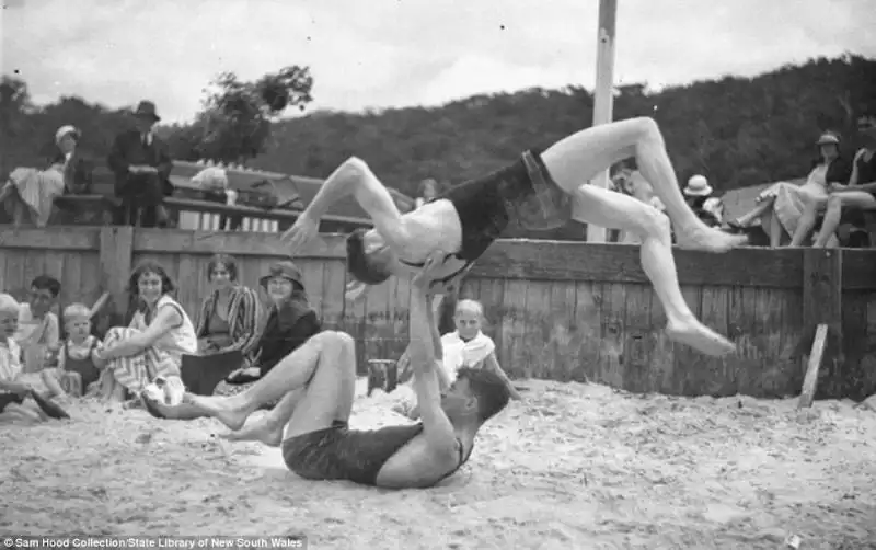 Spettatori a Bondi Beach 