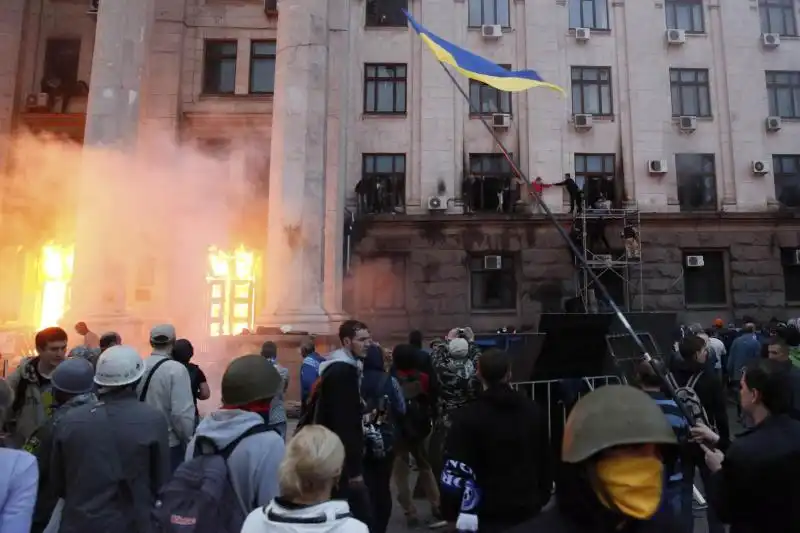 UCRAINA SCONTRI A ODESSA 