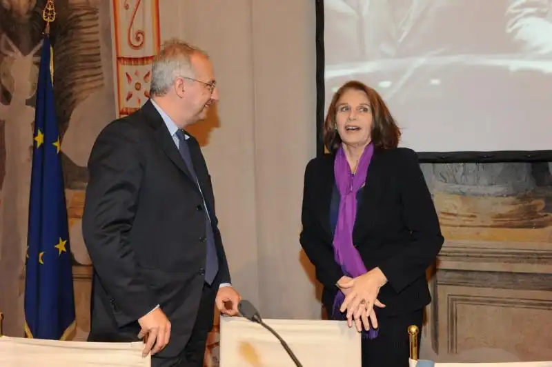 Walter Veltroni e Paola Pitagora 