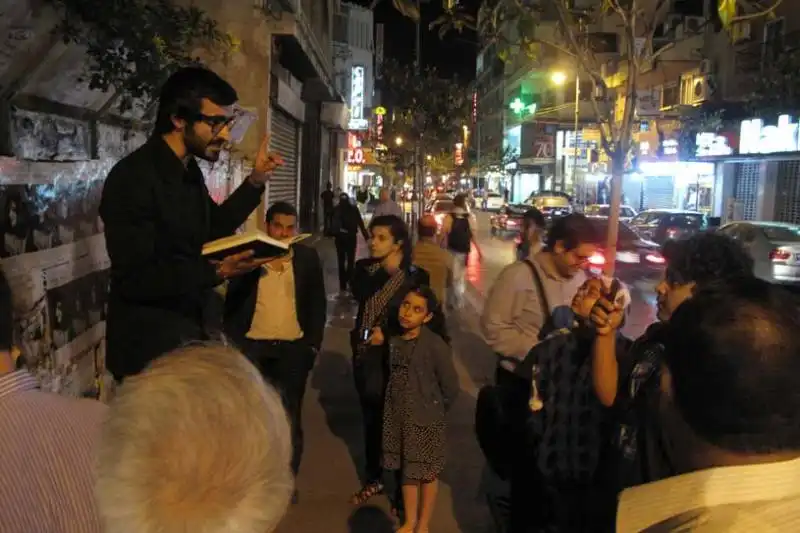  saa??dane afif   speakerâ€™s corner of hamra street, beirut