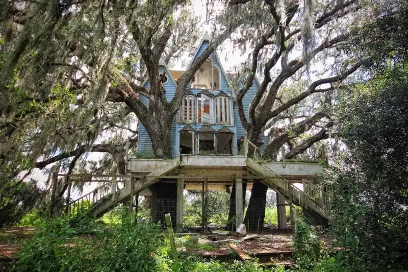 13. casa sull'albero vittoriana, usa