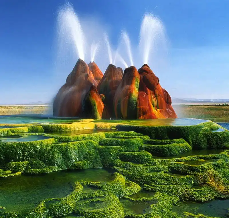 #2 fly geyser, nevada, usa