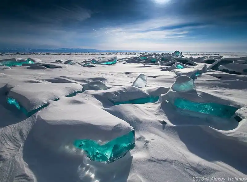 #7 emerald ice on baikal lake, russia