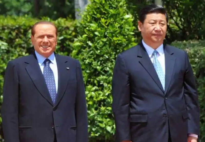 BERLUSCONI XI JINPING