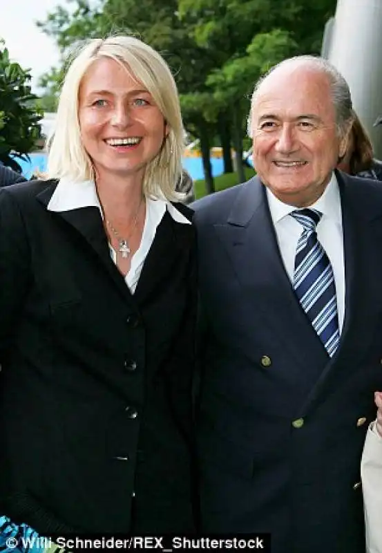 blatter con la tennista ilona