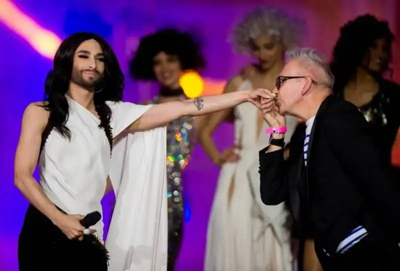 conchita wurst e jean paul gaultier 