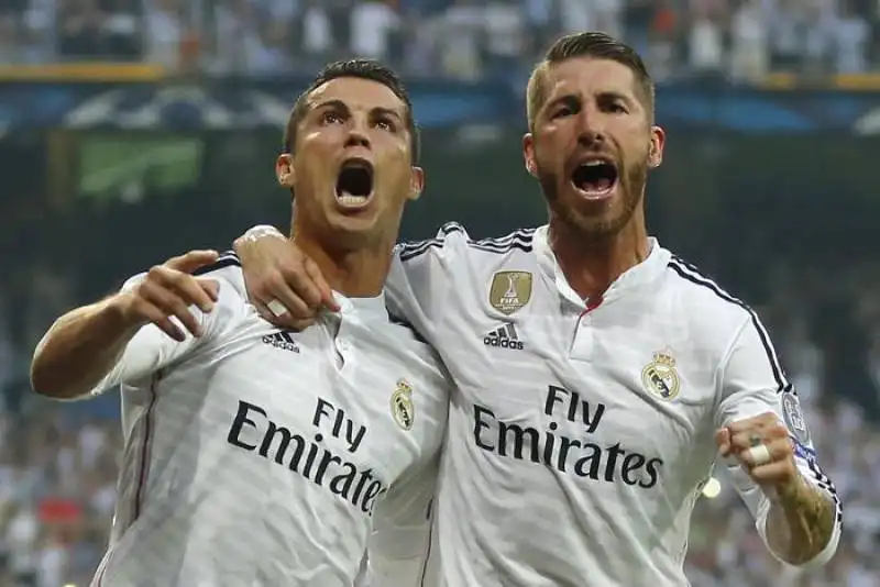 cristiano ronaldo e sergio ramos