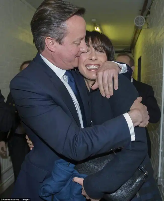 david cameron e la moglie samantha