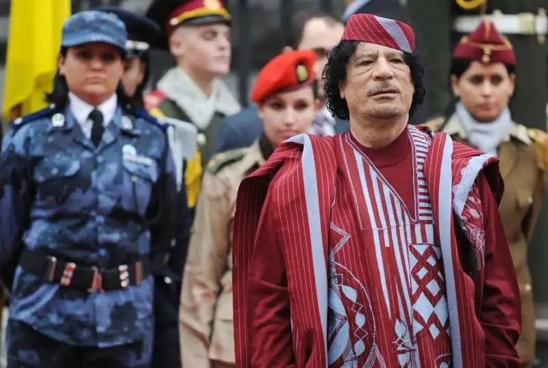 gheddafi parata