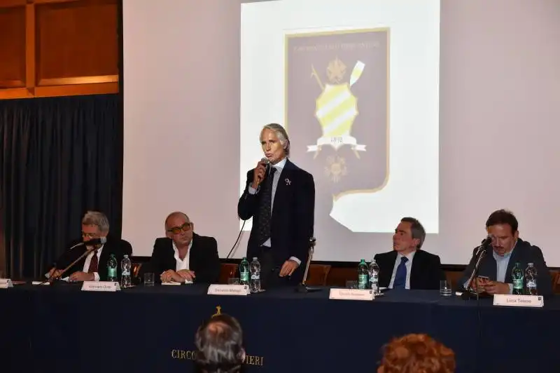 giovanni malago saluta gli invitati