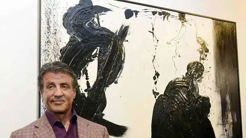 la mostra di pittura di sylvester stallone  3