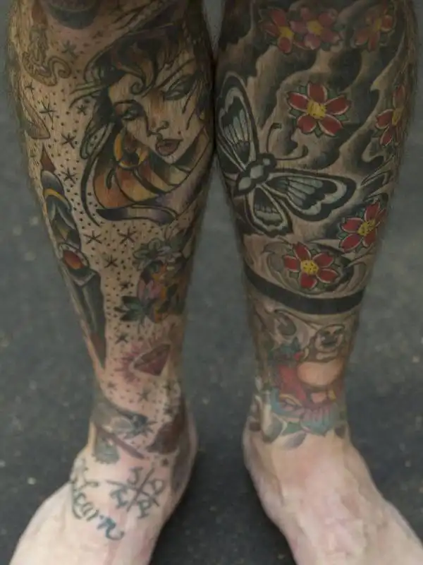 leg tattoos