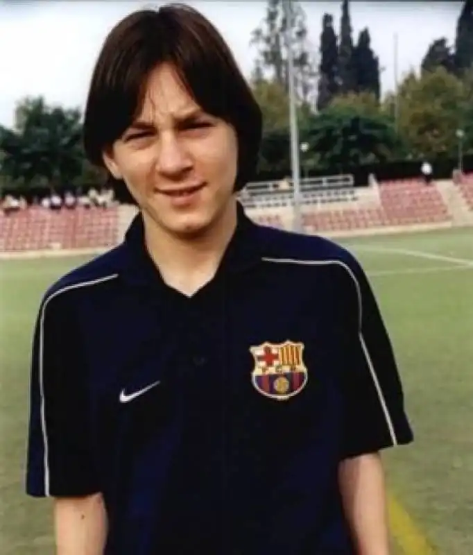 leo messi da bambino