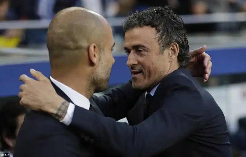 luis enrique pep guardiola barcellona bayern  1