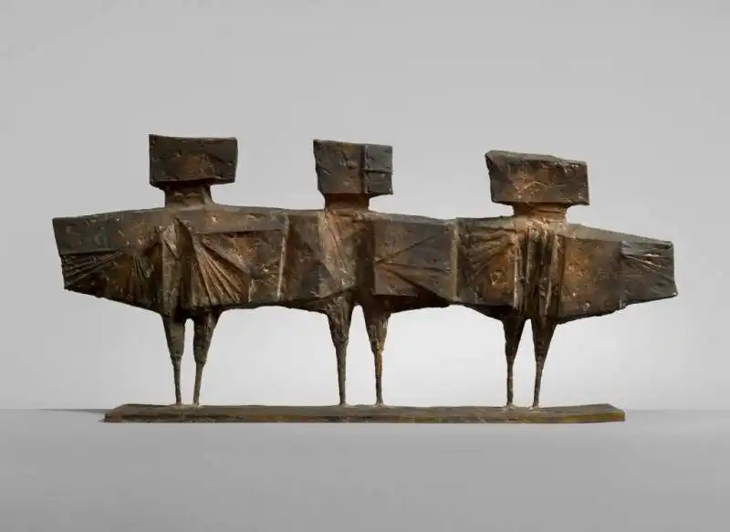 lynn chadwick   three winged figures, 1960   courtesy of osborne samuel