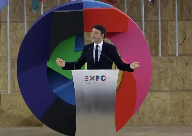 matteo renzi ad expo 2015 