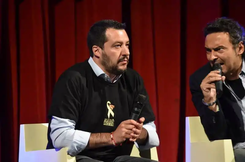 matteo salvini e massimiliano lenzi