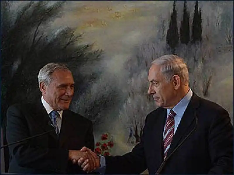 pietro grasso e netanyahu in israele