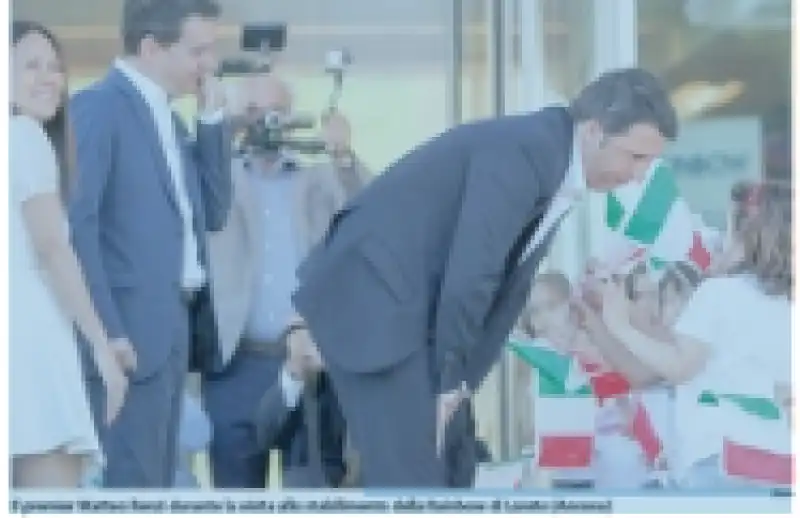 Renzi con bambina