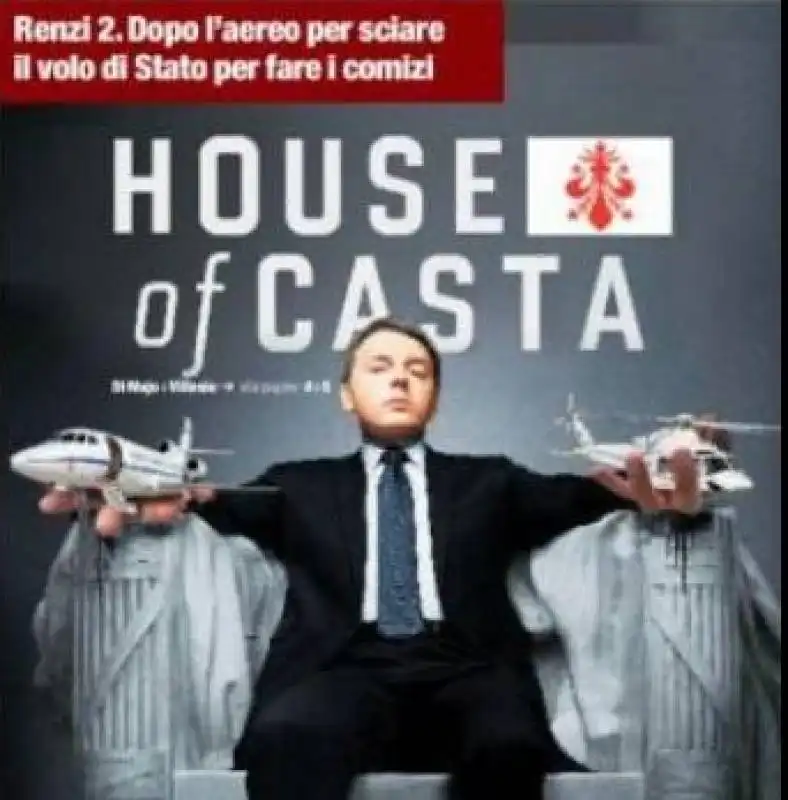 renzi house of casta trentino aereo blu 