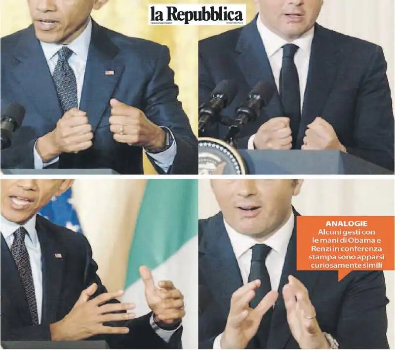 RENZI IMITA OBAMA