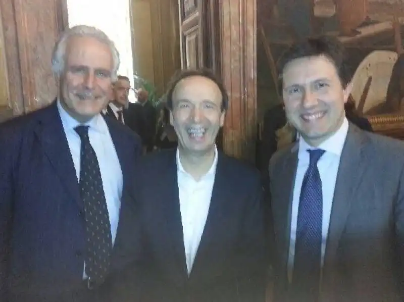 roberto benigni in senato 