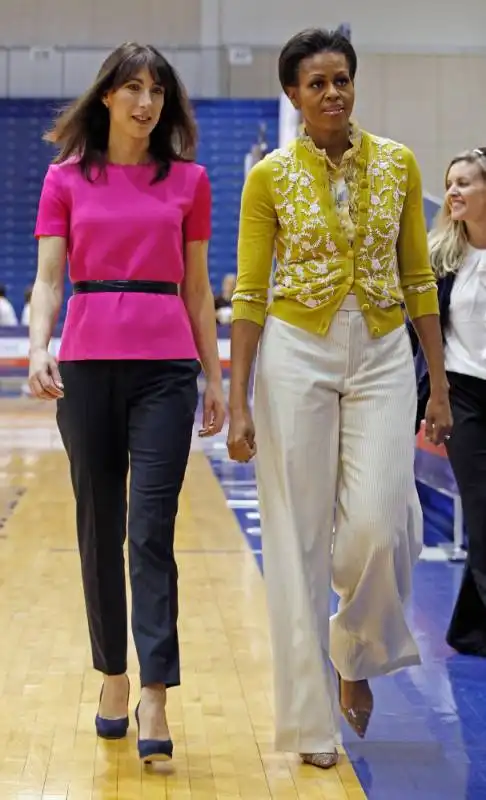 SAMANTHA CAMERON E MICHELLE OBAMA