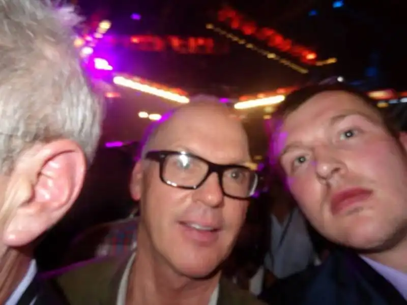 selfie con michael keaton