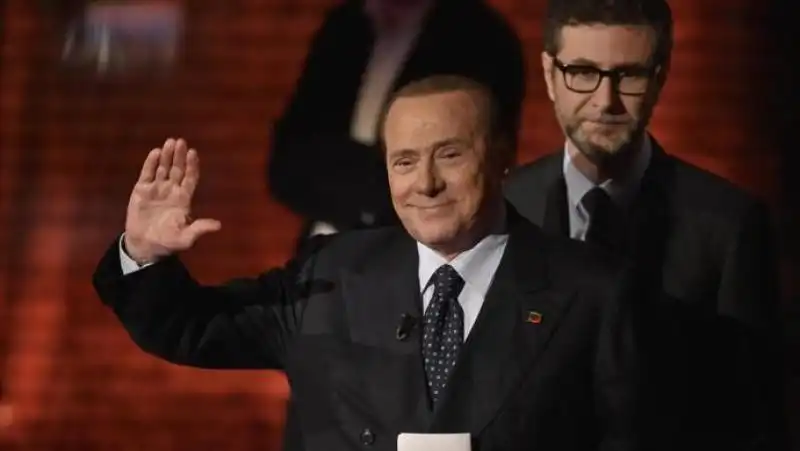 silvio berlusconi e fabio fazio