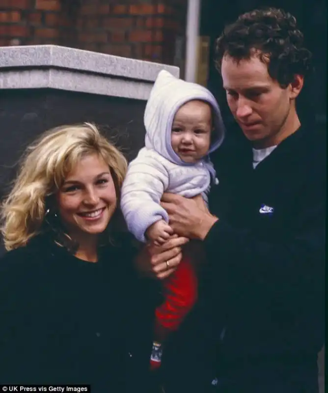 tatum con mcenroe e figlio kevin