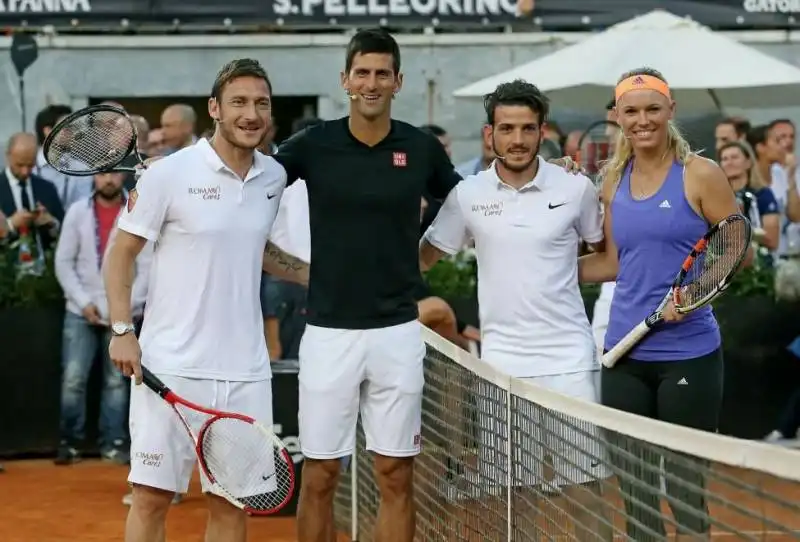 totti djokovic florenzi wozniacki