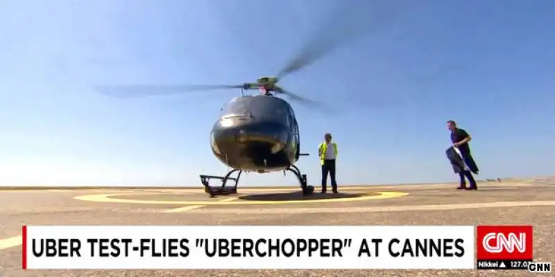 Uber Chopper a Cannes