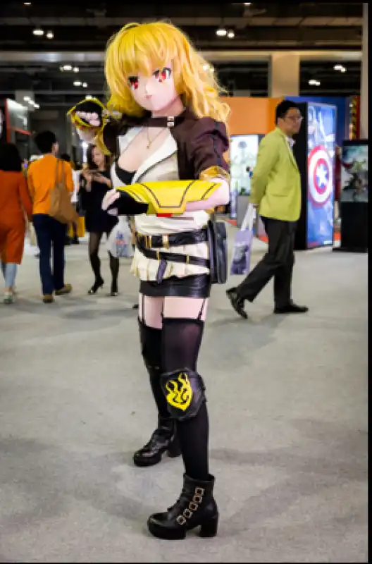 visitatrice al comicon di shanghai