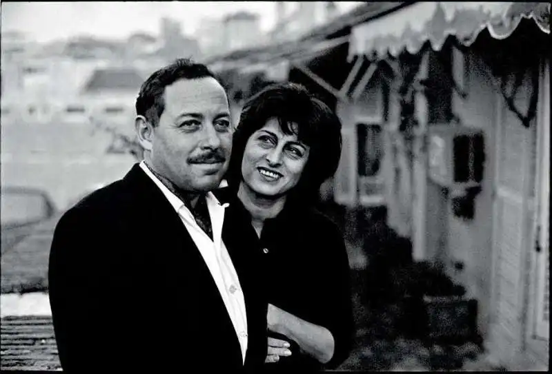 anna magnani  con  tennessee williams