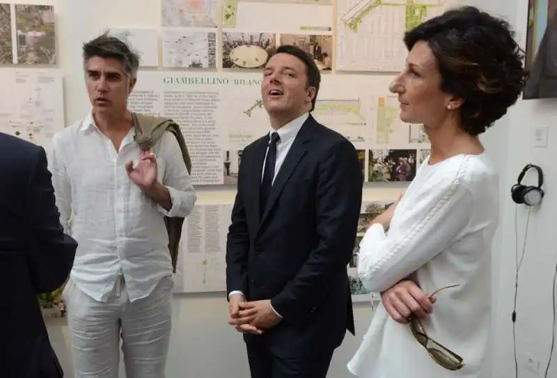 Aravena, Renzi e Agnese 