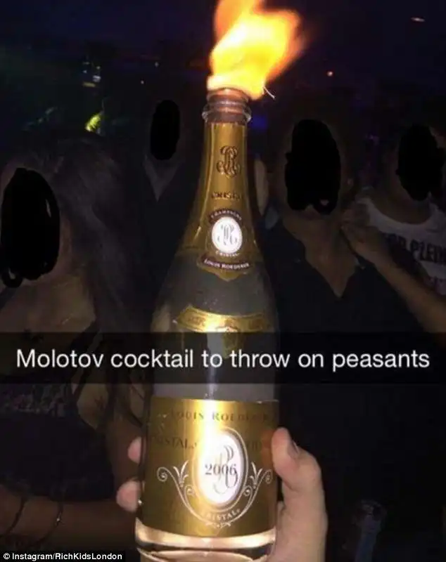 champagne molotov